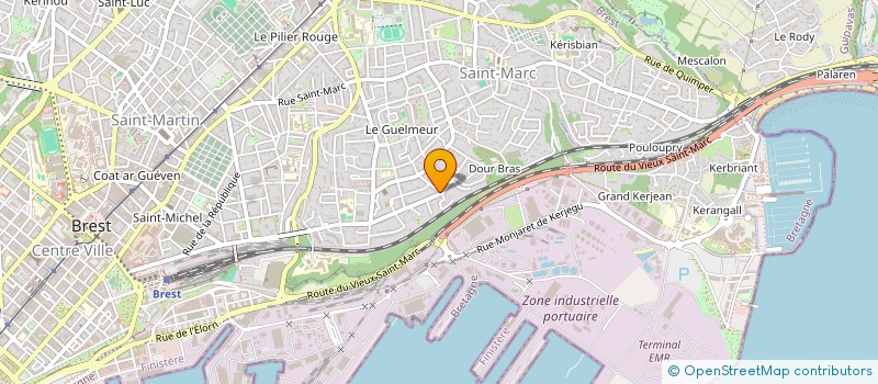 localisation de l'entreprise TELENNER CONSEILS à BREST
