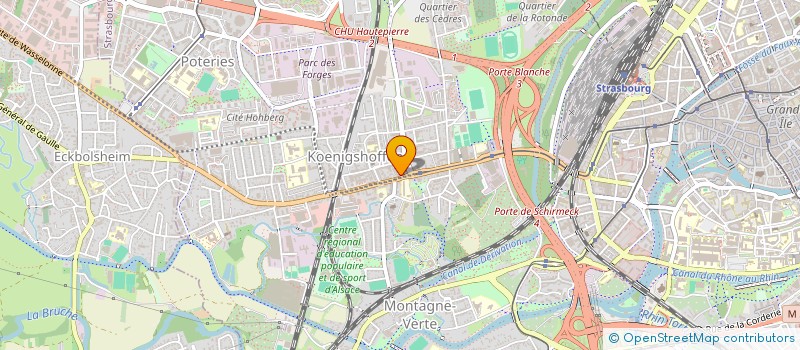 localisation de l'entreprise TELEOM ROUTE DES ROMAINS à STRASBOURG