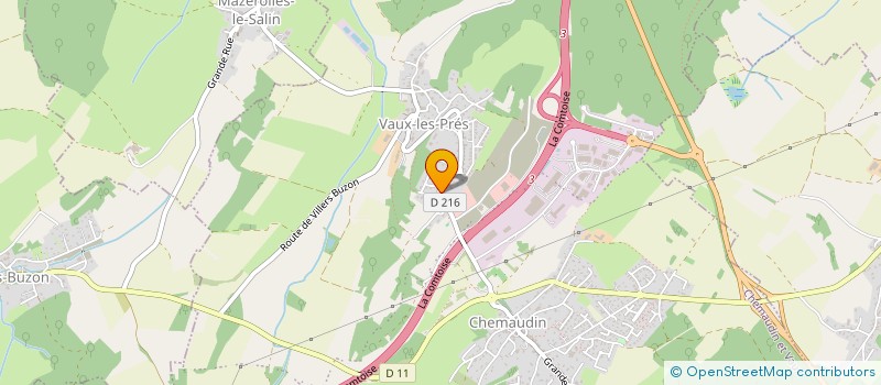localisation de l'entreprise TELEOS à RANCENAY