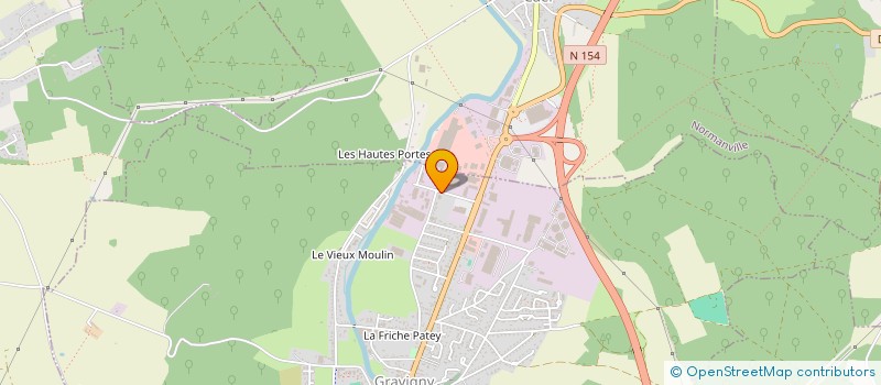 localisation de l'entreprise TELEOS à GRAVIGNY