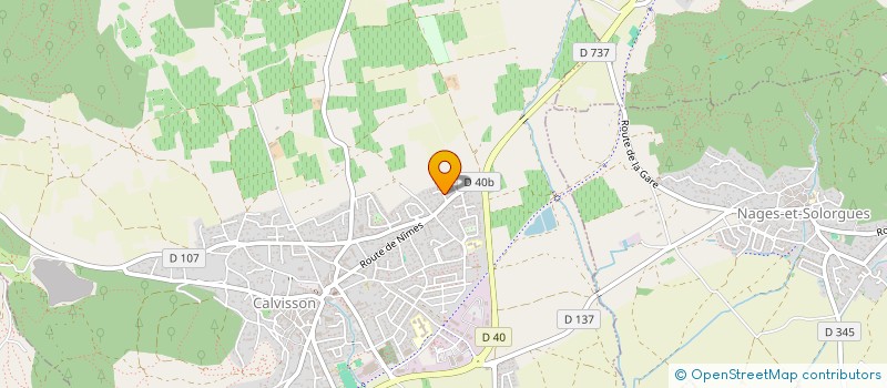 localisation de l'entreprise TELEP  CALVISSON