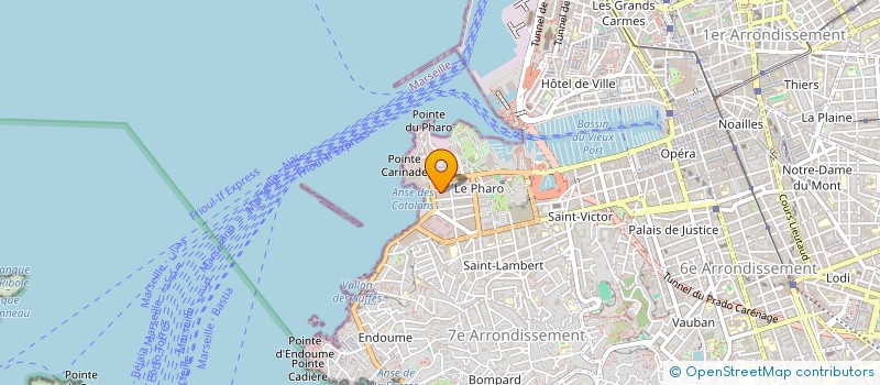localisation de l'entreprise TELEPAT à MARSEILLE