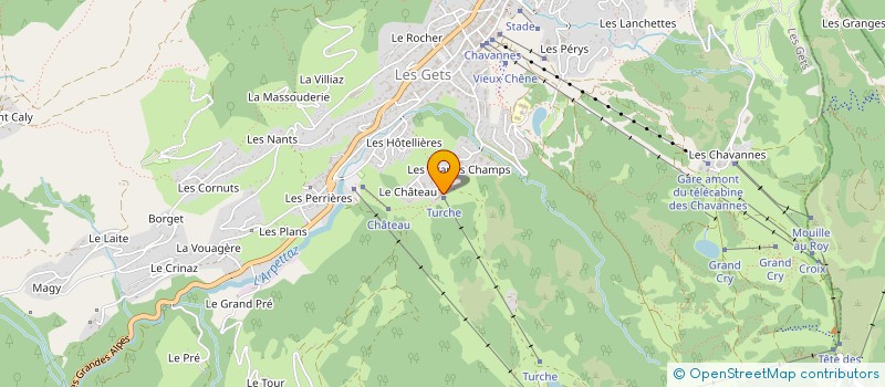 localisation de l'entreprise TELEPENTE DES GETS LA TURCHE à LES GETS