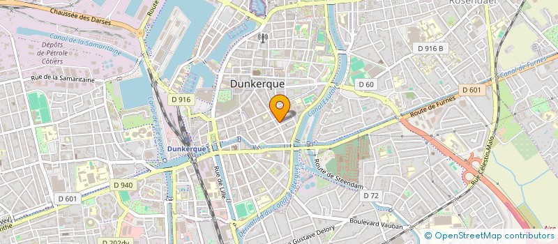 localisation de l'entreprise TELEPERMANENCE à DUNKERQUE
