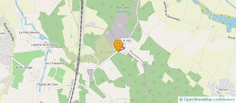 localisation de l'entreprise TELEPH ELEC SERVICES à CLAIX