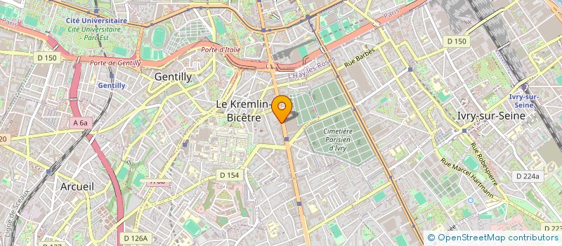 localisation de l'entreprise TELEPHONE FREQUENCE COMMUNICATION  LE KREMLIN-BICETRE