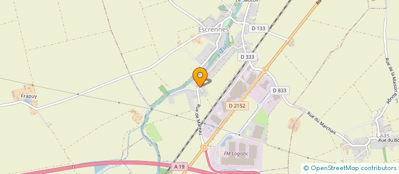 localisation de l'entreprise TELEPHONIE DU GATINAIS à ESCRENNES