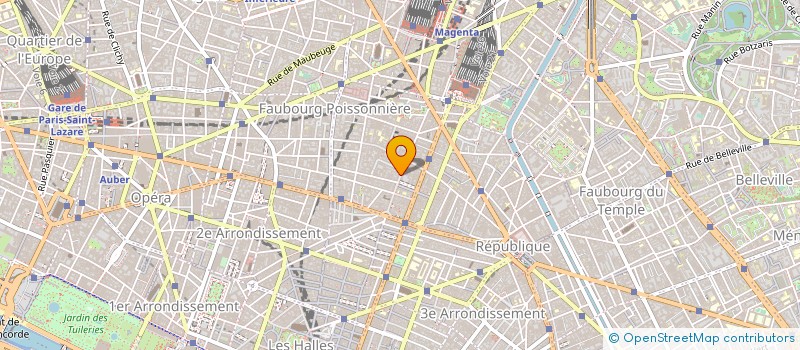 localisation de l'entreprise TELEPHONIE ELECTRONIQUE TOUTE EUROPE à PARIS
