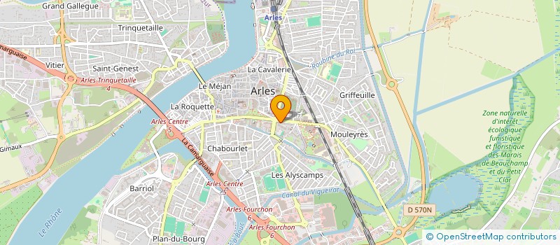 localisation de l'entreprise TELERADIOLOGIE ARLESIENNE - TRA  ARLES