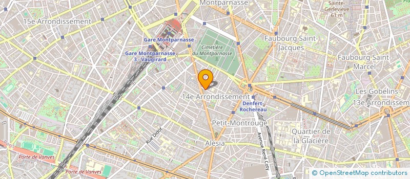 localisation de l'entreprise TELERELATION à PARIS
