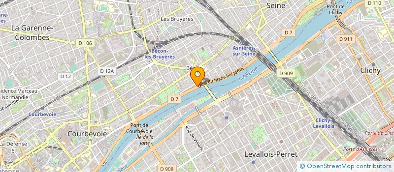 localisation de l'entreprise TELERYS COMMUNICATION à COURBEVOIE