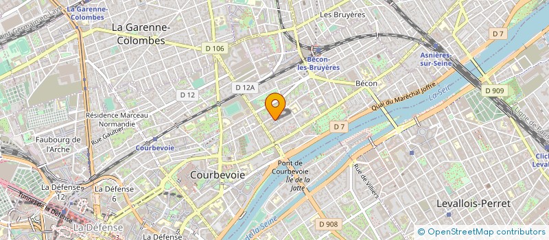 localisation de l'entreprise TELESCAN-FRANCE (TLS FRANCE) à COURBEVOIE