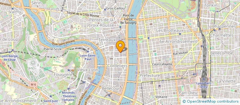 localisation de l'entreprise TELESCOPE à LYON