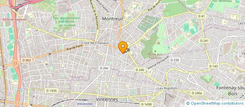 localisation de l'entreprise TELESCOPIC à MONTREUIL