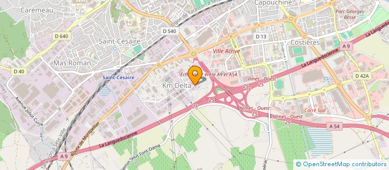 localisation de l'entreprise TELESERVICE à NIMES