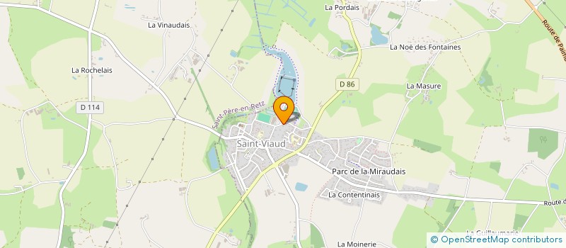 localisation de l'entreprise TELESKI NAUTIQUE 44 - TSN 44 à SAINT-VIAUD