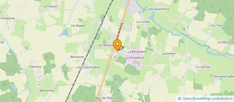 localisation de l'entreprise TELESON-BRESSE REVERMONT à SAINT-ETIENNE-DU-BOIS