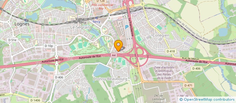 localisation de l'entreprise TELESTA à TORCY