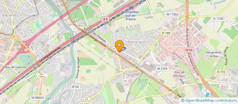 localisation de l'entreprise TELESURVEILLANCE SERIC à LATTES