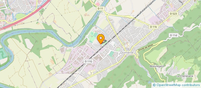 localisation de l'entreprise TELETEC à DOMENE
