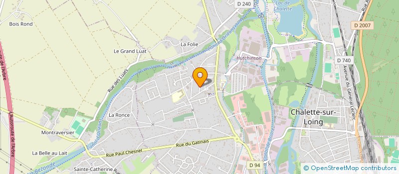 localisation de l'entreprise TELETEC à CHALETTE-SUR-LOING