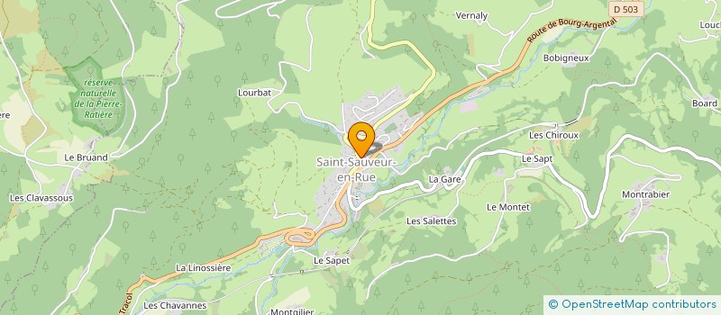 localisation de l'entreprise TELETHON 2000  SAINT-SAUVEUR-EN-RUE