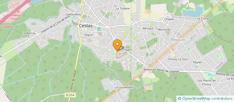 localisation de l'entreprise TELETHON EAU BOURDE à CESTAS