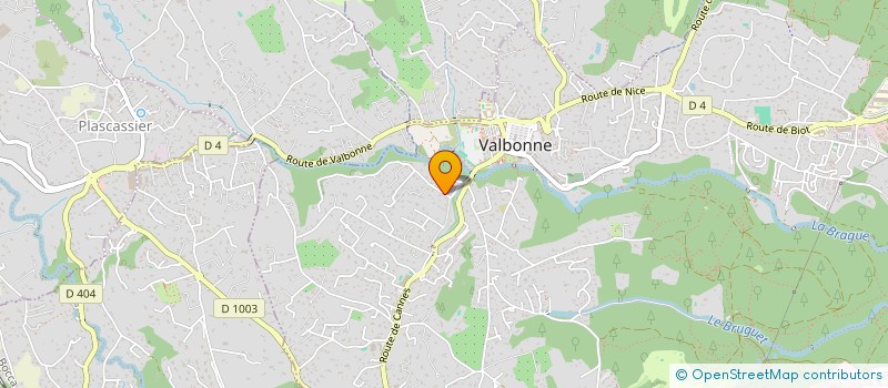 localisation de l'entreprise TELETRAVAILLEURS DE SOPHIA ANTIPOLIS à VALBONNE