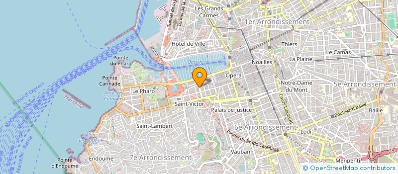 localisation de l'entreprise TELEVISION HI FI ELECTROMENAGER à MARSEILLE