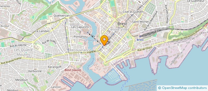 localisation de l'entreprise TELEVOG à BREST