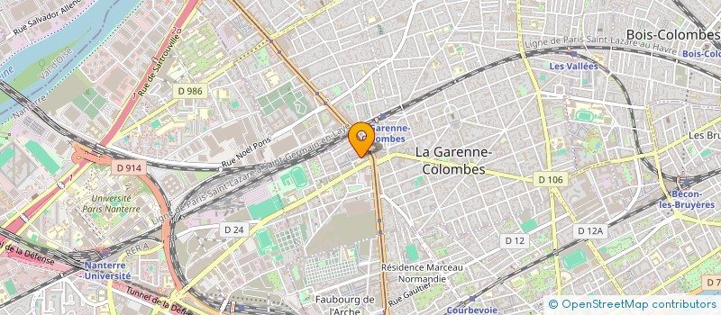localisation de l'entreprise TELEVOPMENT à LA GARENNE-COLOMBES
