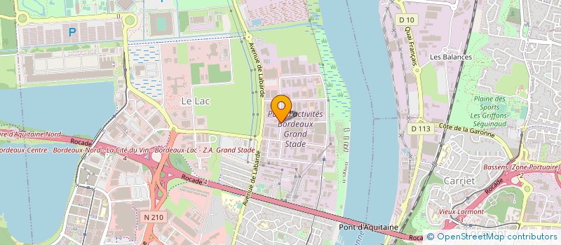 localisation de l'entreprise TELEWINE  BORDEAUX