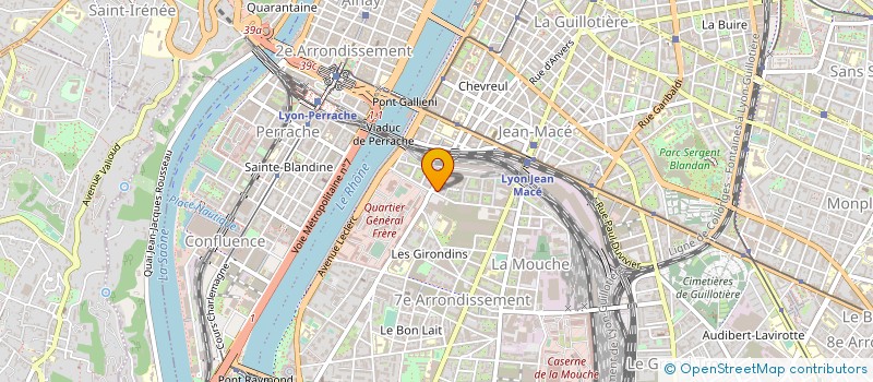 localisation de l'entreprise TELEX ELECTRONIQUE  LYON