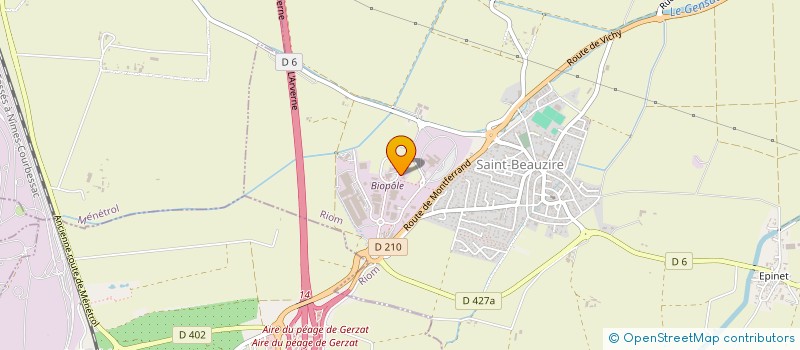 localisation de l'entreprise TELFAX COMMUNICATIONS à SAINT-BEAUZIRE