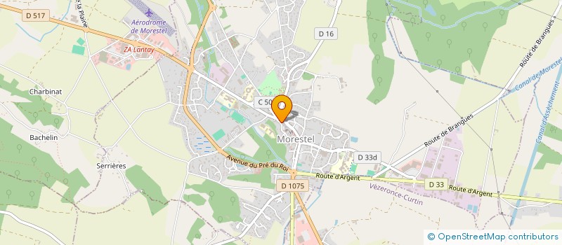 localisation de l'entreprise TELGIP DIFFUSION à MORESTEL