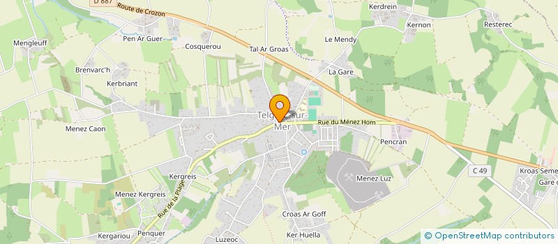 localisation de l'entreprise TELGRUC SUR MER DARTS à TELGRUC-SUR-MER