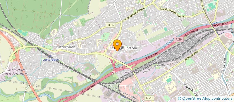 localisation de l'entreprise TELGUY à PFASTATT