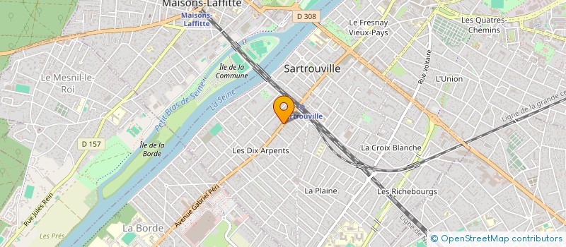 localisation de l'entreprise TELHA INDUSTRIE  SARTROUVILLE