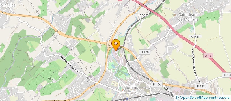 localisation de l'entreprise TELHD  MOIRANS