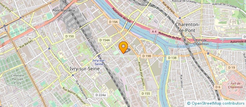 localisation de l'entreprise TELI à IVRY-SUR-SEINE
