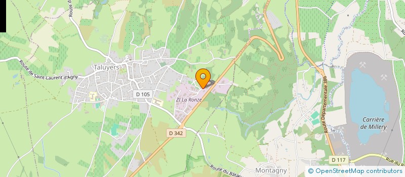localisation de l'entreprise TELIAE à TALUYERS