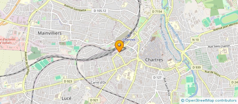 localisation de l'entreprise @TELIERS 43 CREATIONS AUDIOVISUELLES à CHARTRES