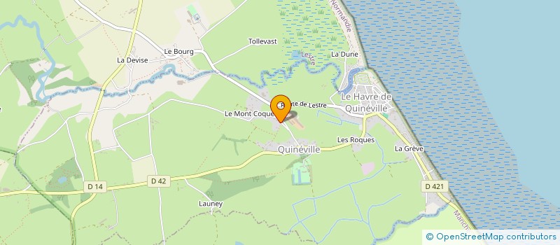 localisation de l'entreprise TELIJA  QUINEVILLE