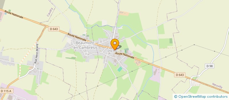 localisation de l'entreprise TELIMA à BEAUMONT-EN-CAMBRESIS
