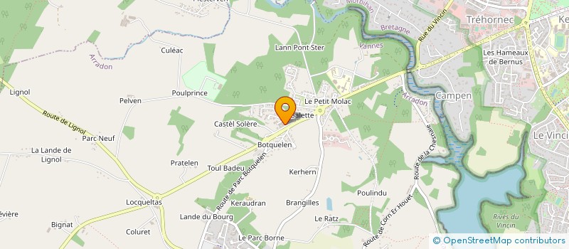 localisation de l'entreprise TELIO FOODS  ARRADON