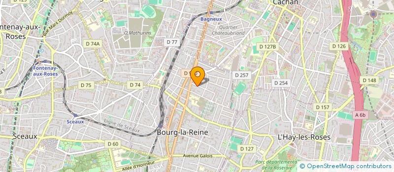 localisation de l'entreprise TELIOS à BOURG-LA-REINE