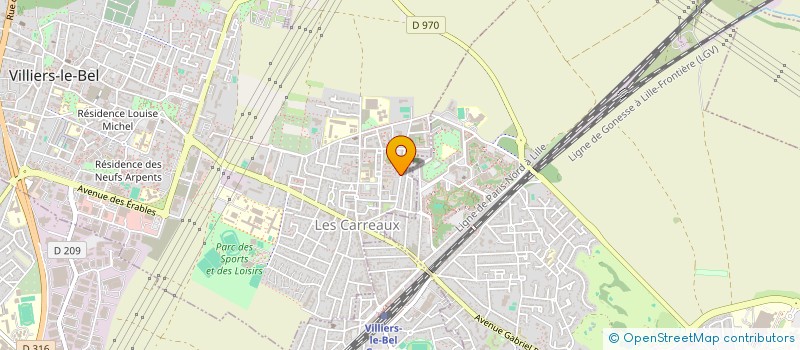 localisation de l'entreprise TELKOM  VILLIERS-LE-BEL