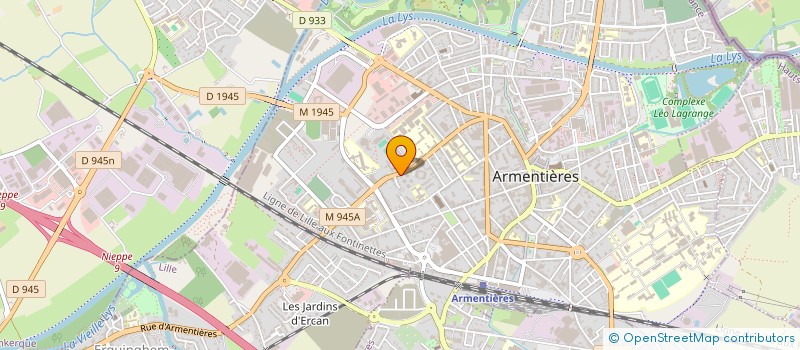localisation de l'entreprise TELL à ARMENTIERES