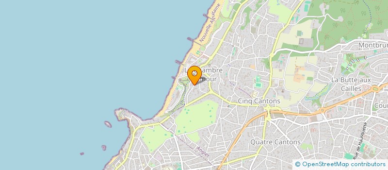 localisation de l'entreprise TELL ME FILMS à ANGLET