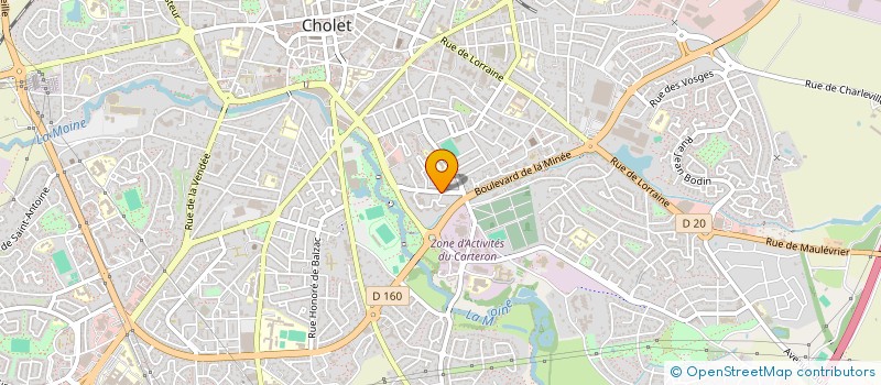 localisation de l'entreprise TELL TECH à CHOLET